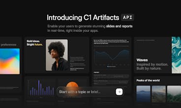 C1 Artifacts API gallery image