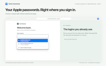 Better Passwords - for Apple Passwords gallery image