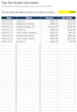 Freelancer Finance Tracker gallery image