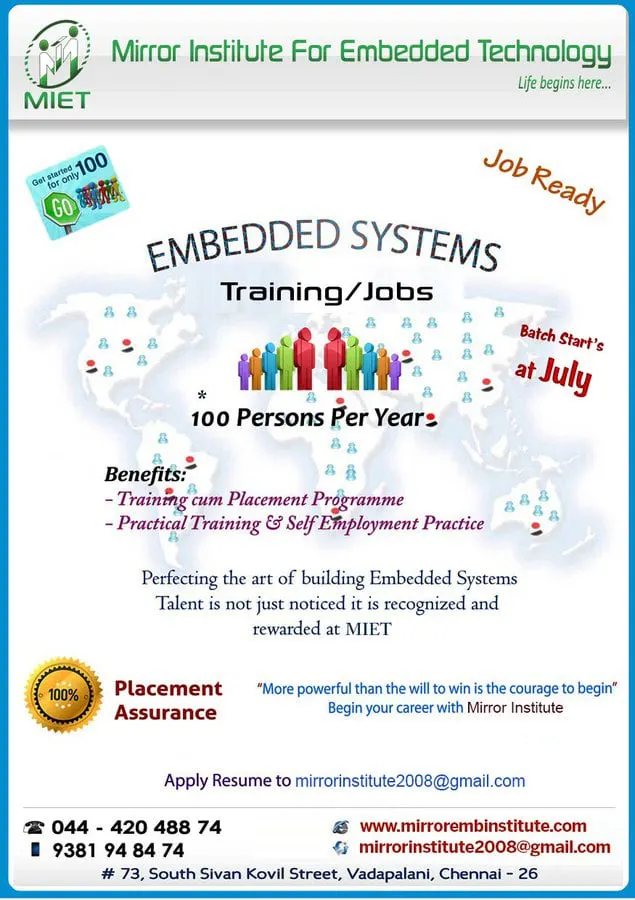 BEST EMBEDDED SYSTEM TRAINING CENTER