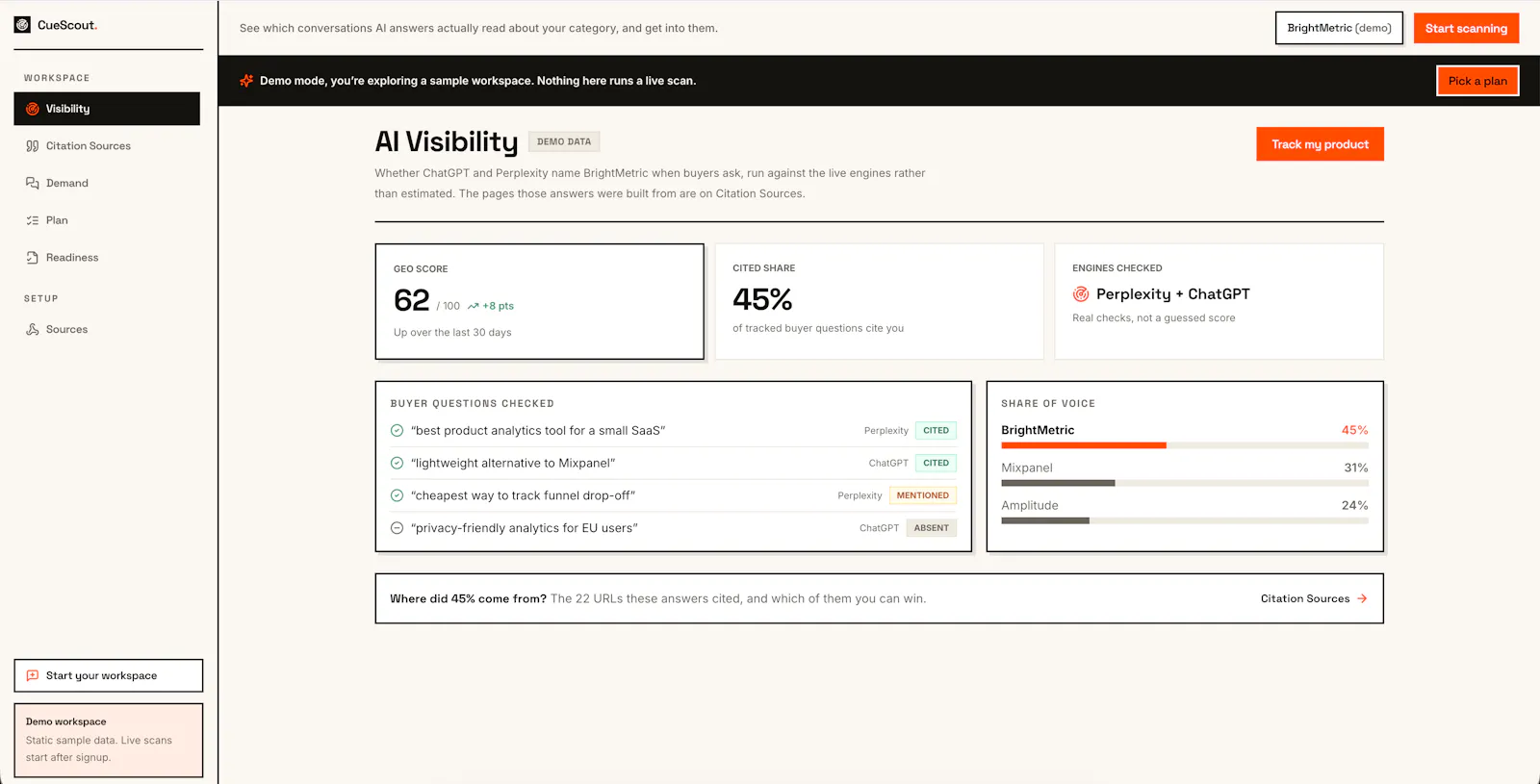 CueScout screenshot 3