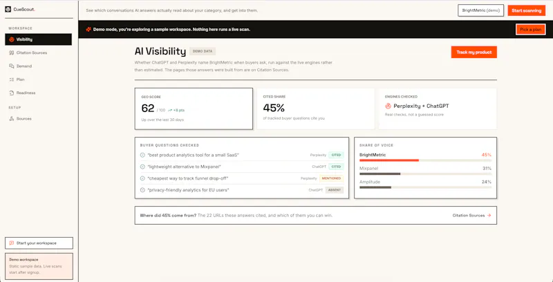 CueScout screenshot 3