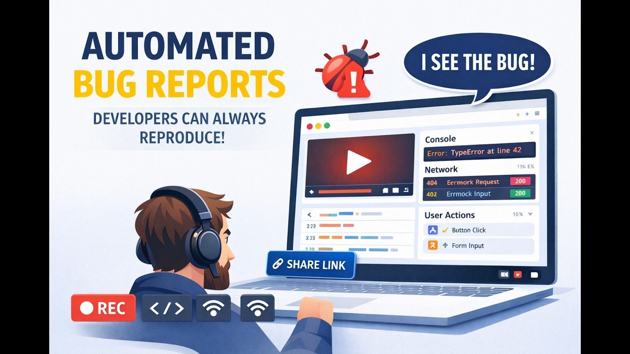 PlayLog - Automated bug reports gallery image