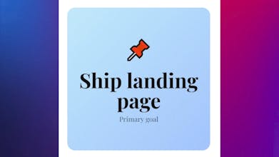 50 Goal Editable Shareable Card Template gallery image