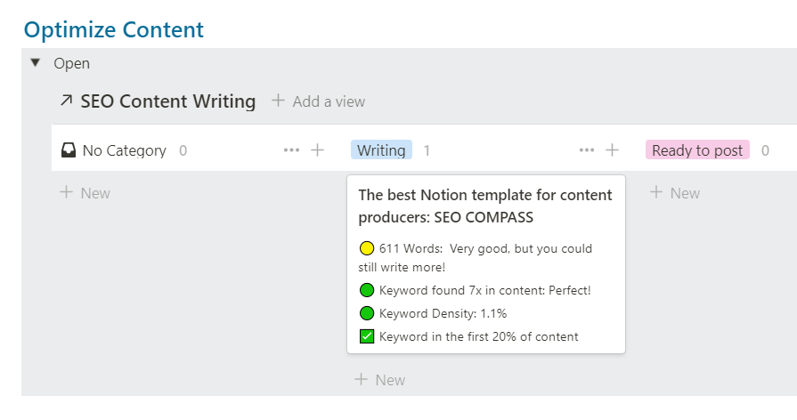 SEO Compass for Notion gallery image