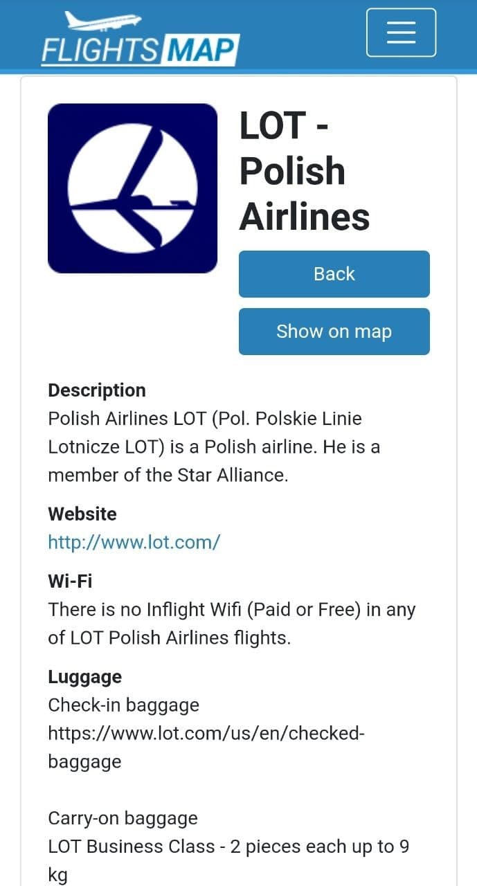 Flights Map gallery image