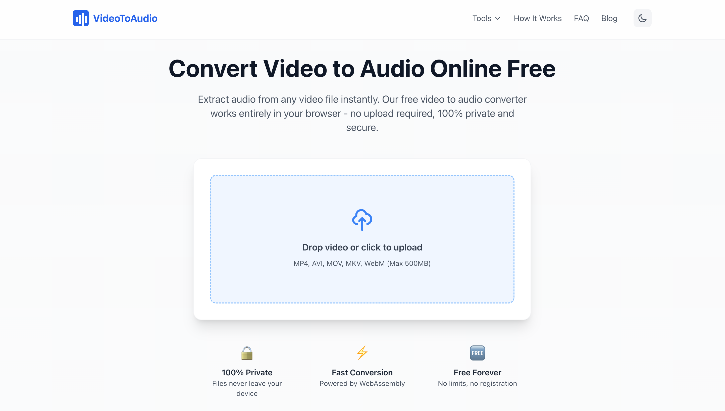 FreeVideoToAudio gallery image