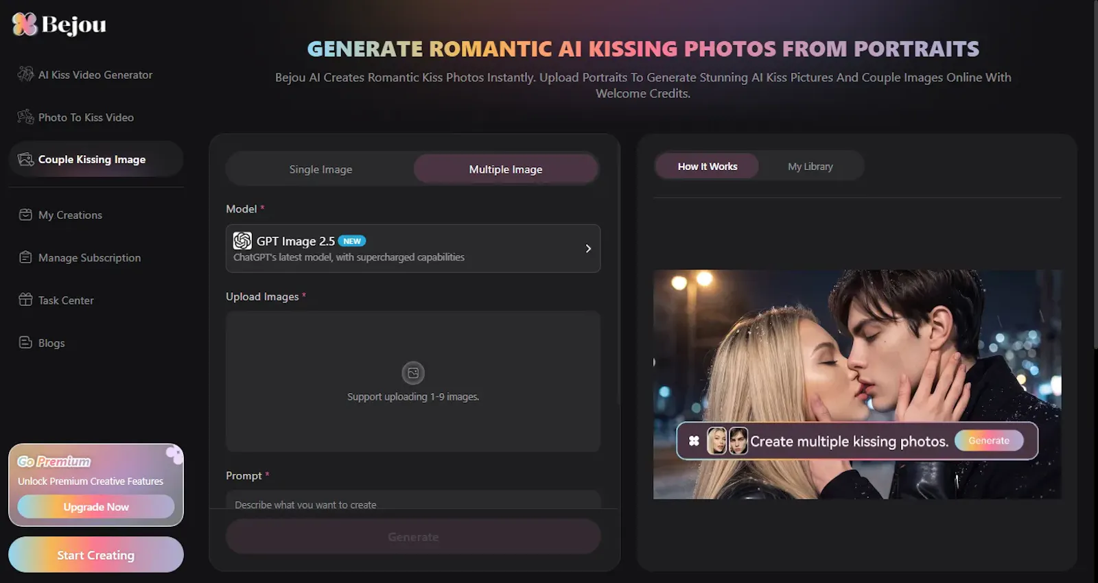 Bejou AI: AI Kiss Video Generator screenshot 5