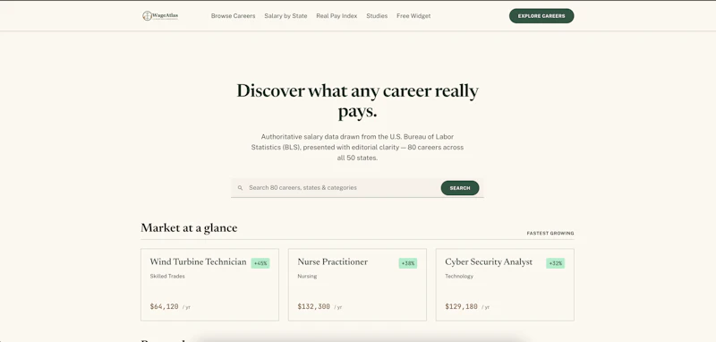 WageAtlas screenshot 1