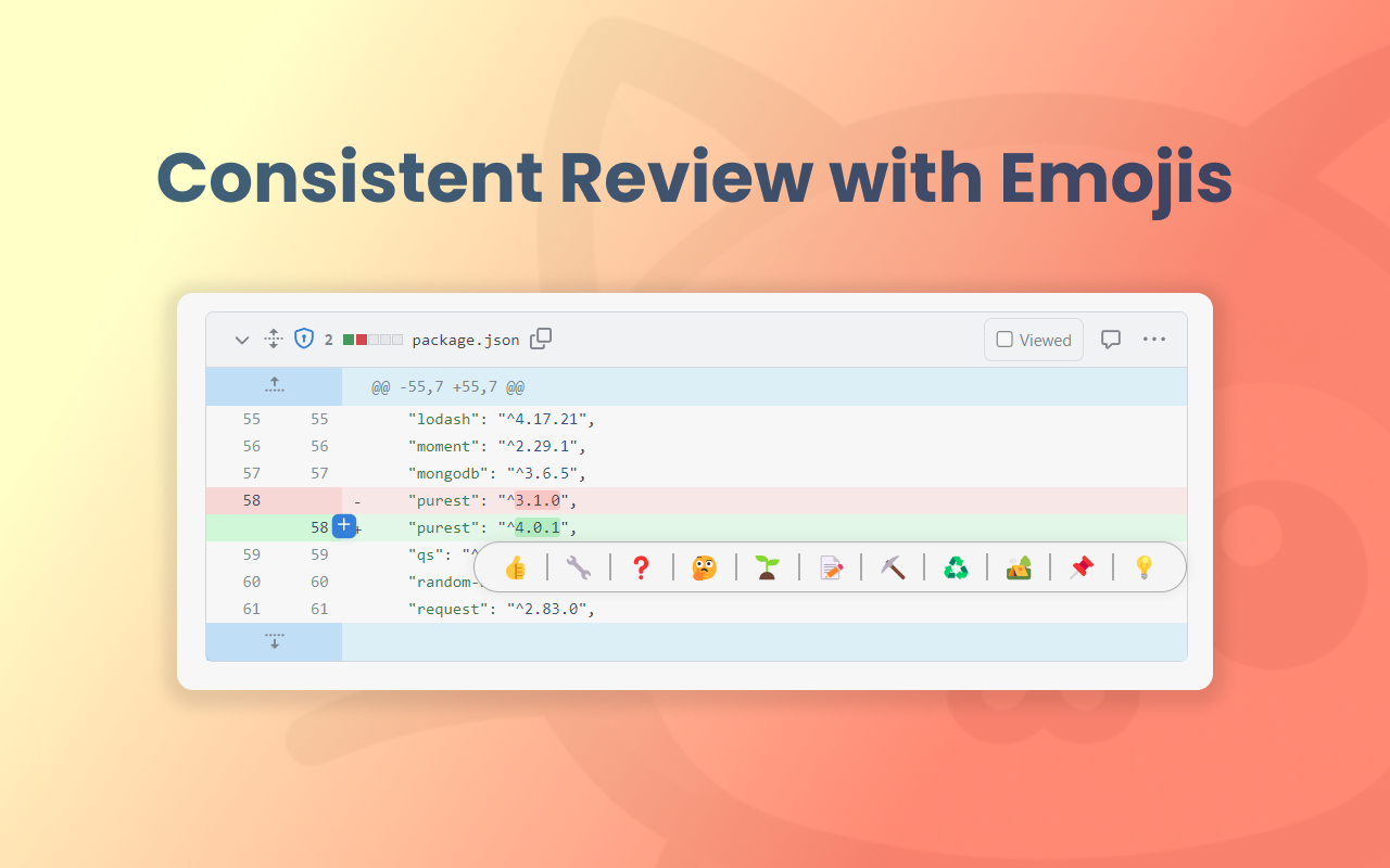 Reaksi emoji untuk github media 1
