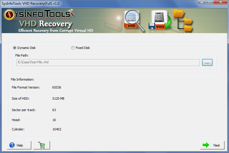 VHD File Recovery Software gallery image