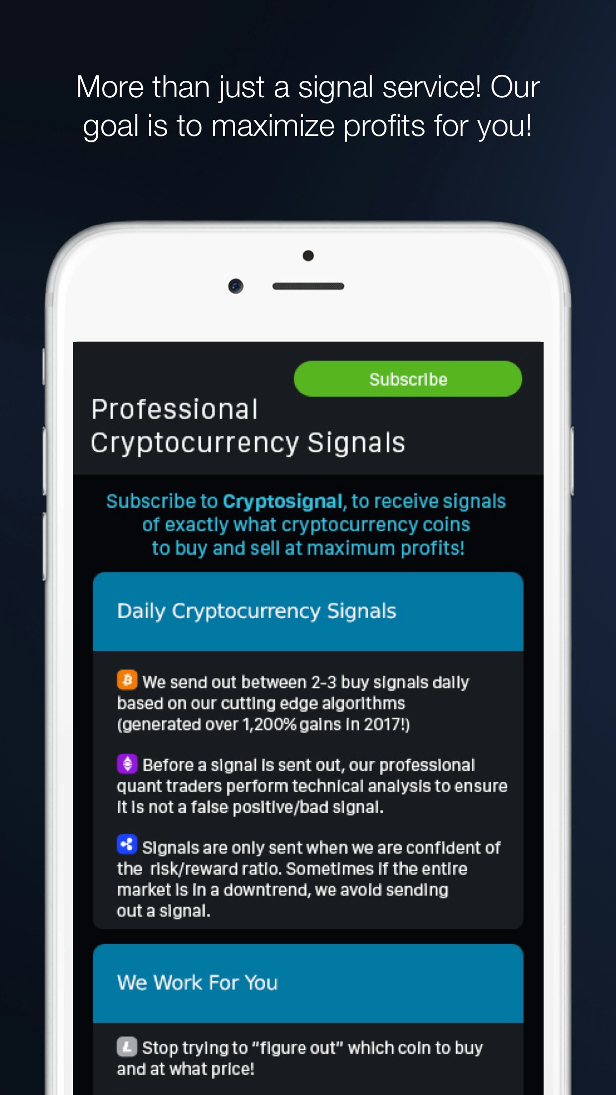 Cryptosignal gallery image