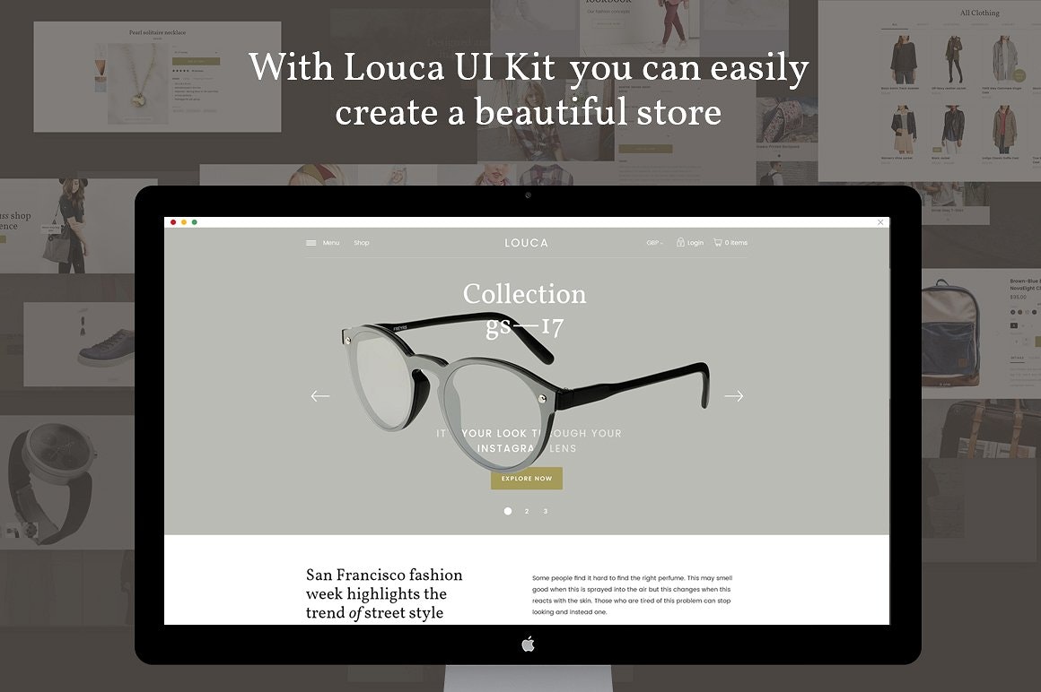 Louca UI Kit gallery image