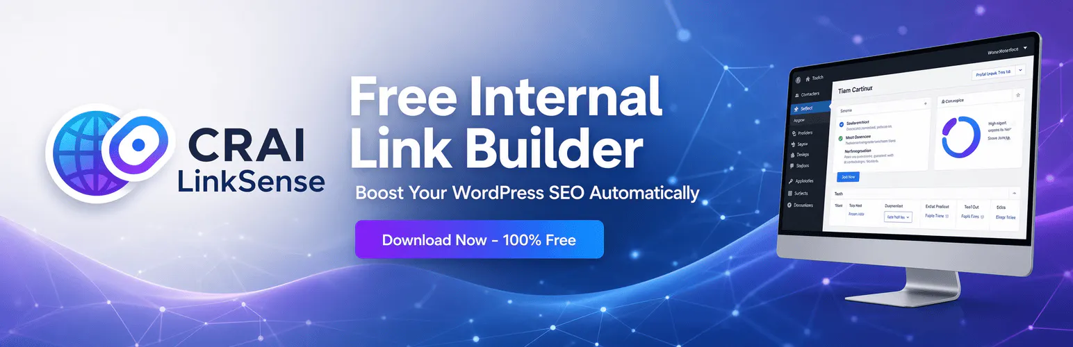 CRAI LinkSense - Internal link builder gallery image