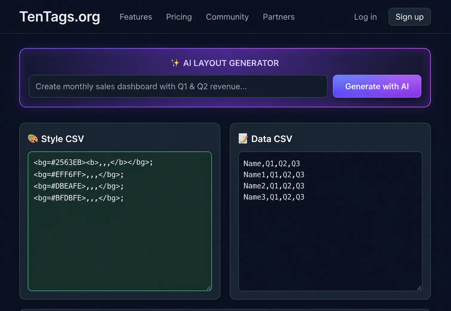TenTags API & AI generate gallery image