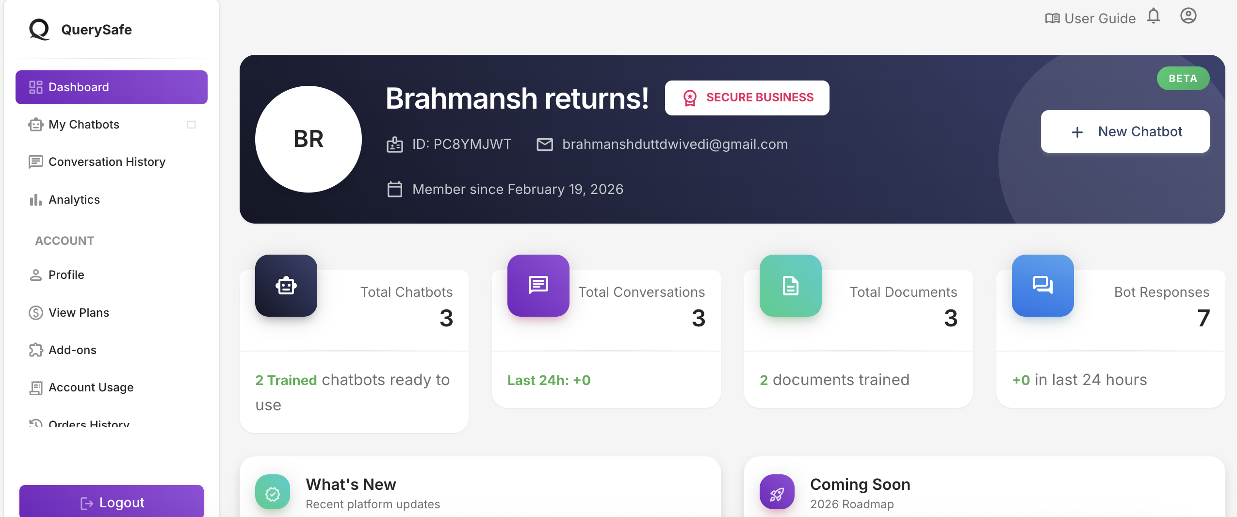 QuerySafe - Screenshot 5 showing product features and functionality