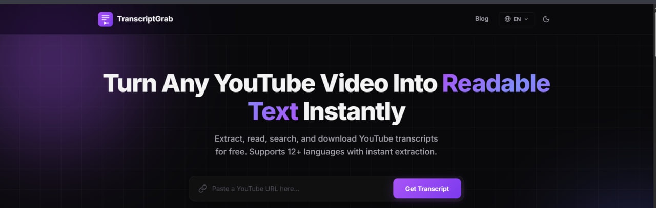TranscriptGrab gallery image