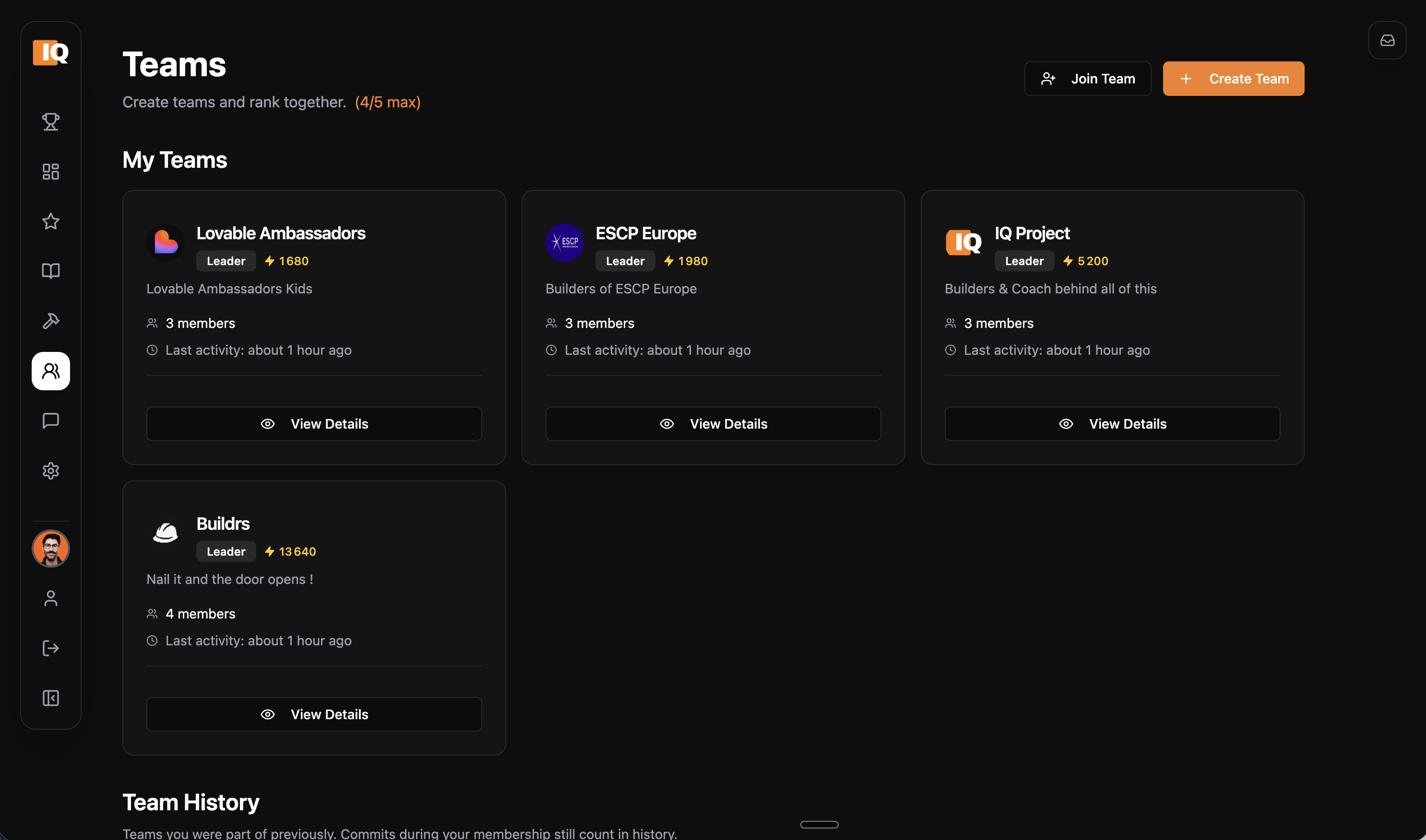 IQ - Screenshot 2 showing product features and functionality