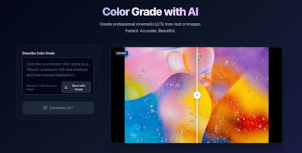 AI LUT Generator gallery image