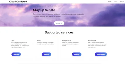 Cloud Outdated gallery image