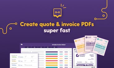Airtable Invoice Maker gallery image