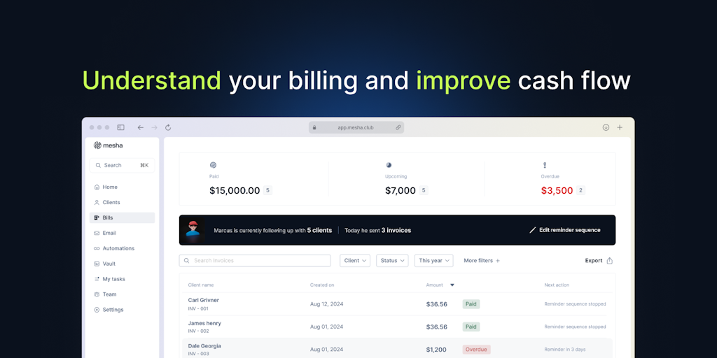Marcus - your AI Billing Agent