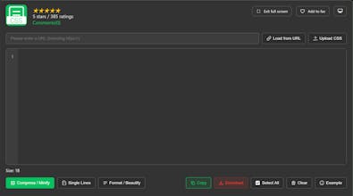 CSS Minify gallery image