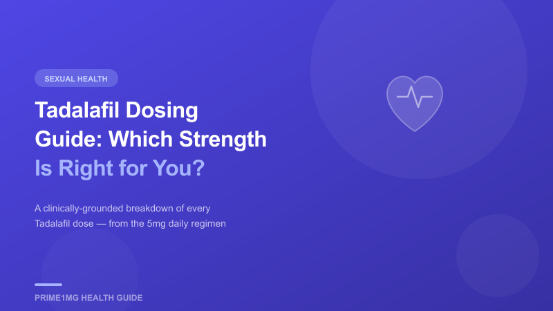 Tadalafil Dosing Guide by Prime1mg gallery image