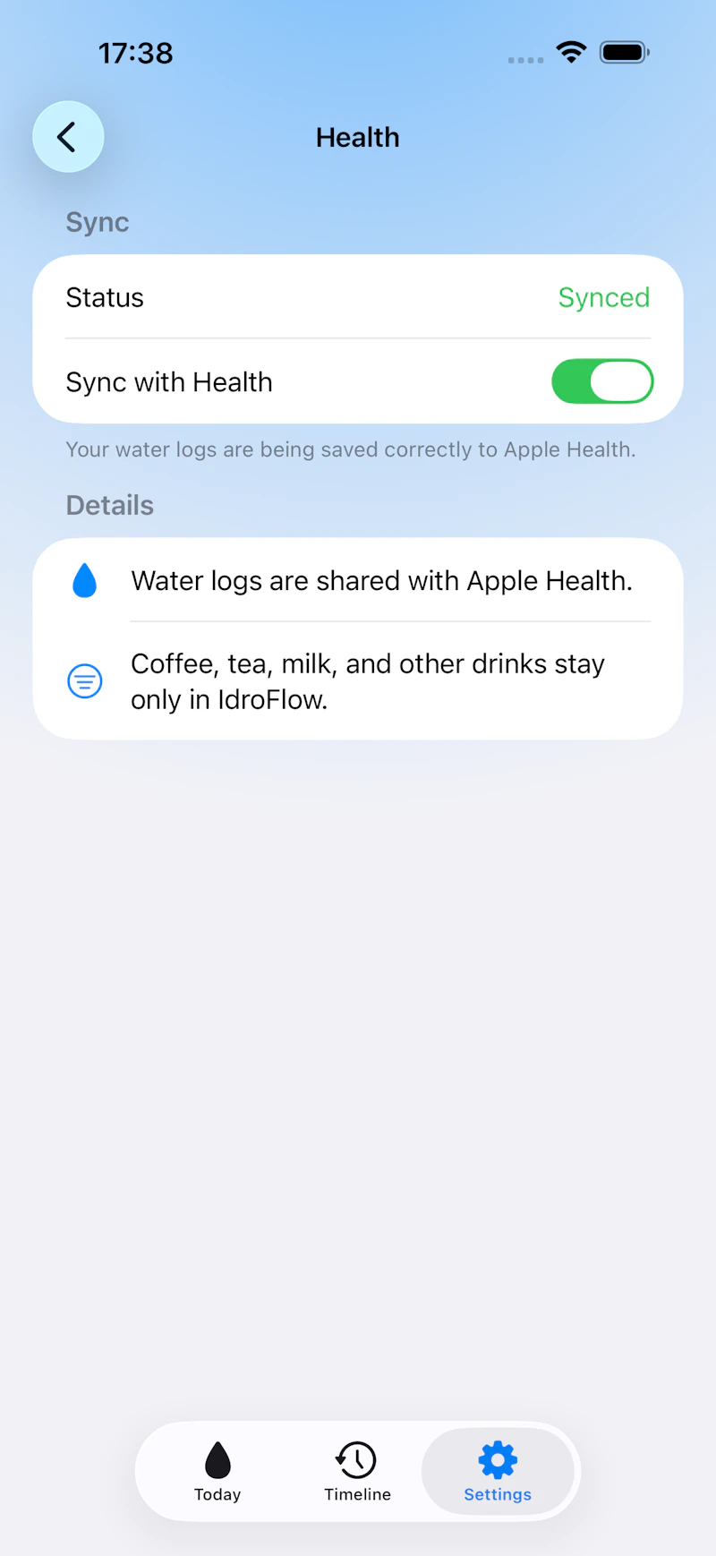IdroFlow - Water Tracker screenshot 6
