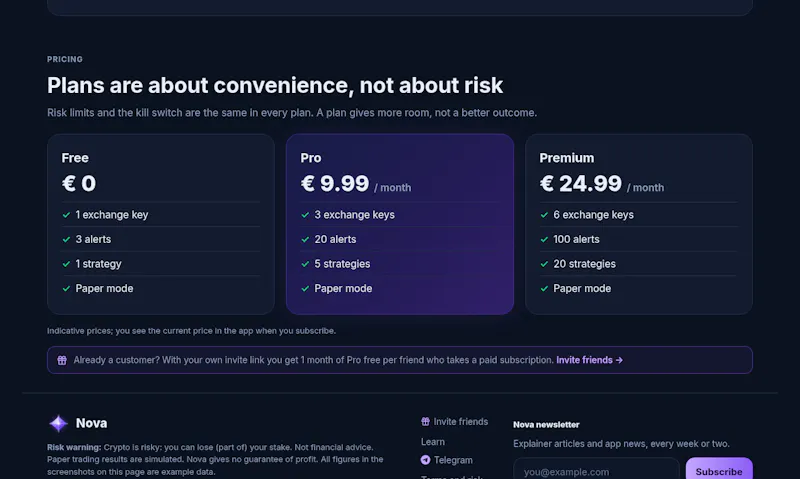 Nova Trading App screenshot 3