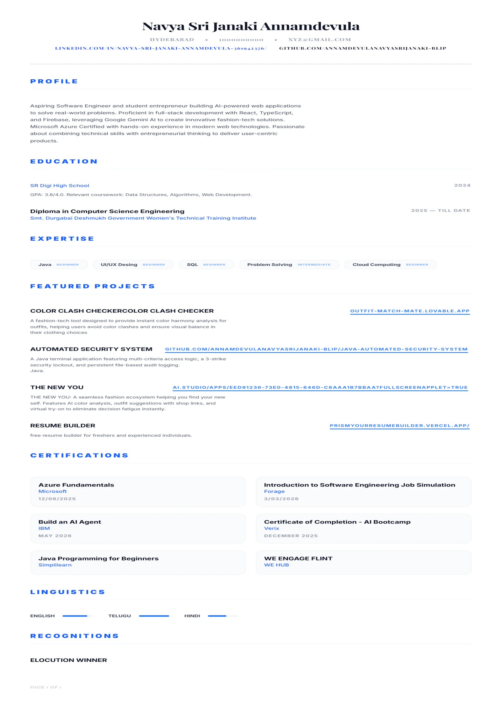 Free Online Resume Builder screenshot 3
