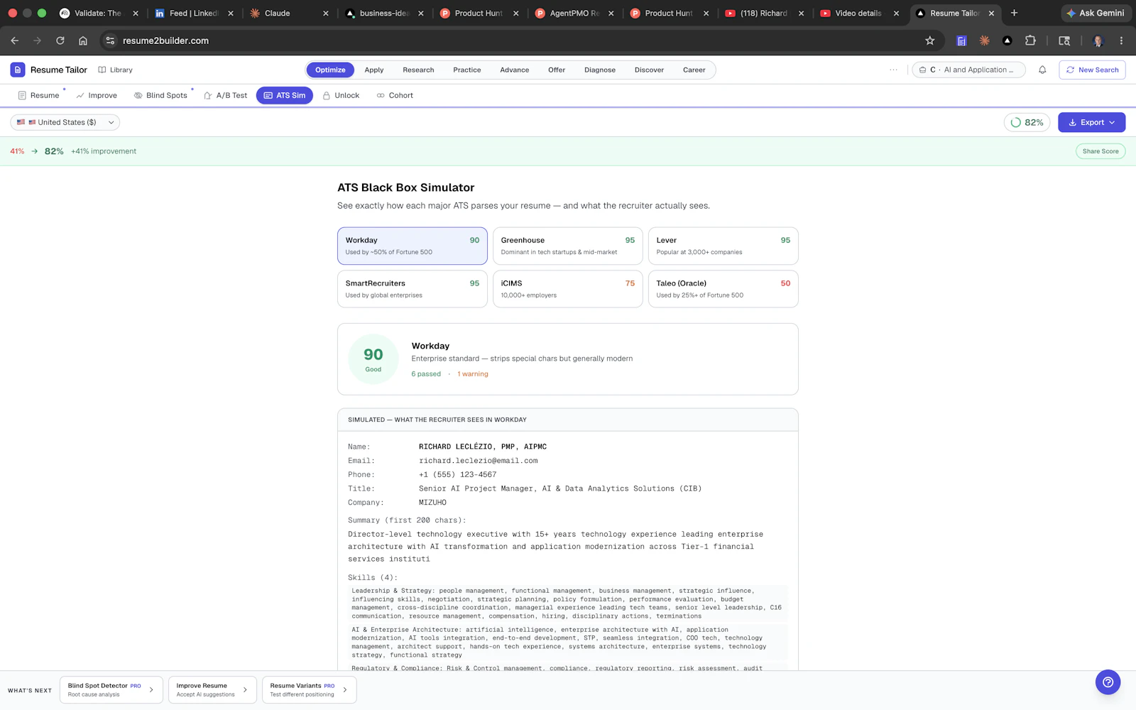 Resume Tailor screenshot 5