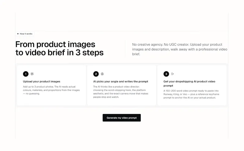 Dropshipping Product Video Generator screenshot 2