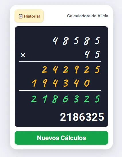 Calculadora de Alicia gallery image