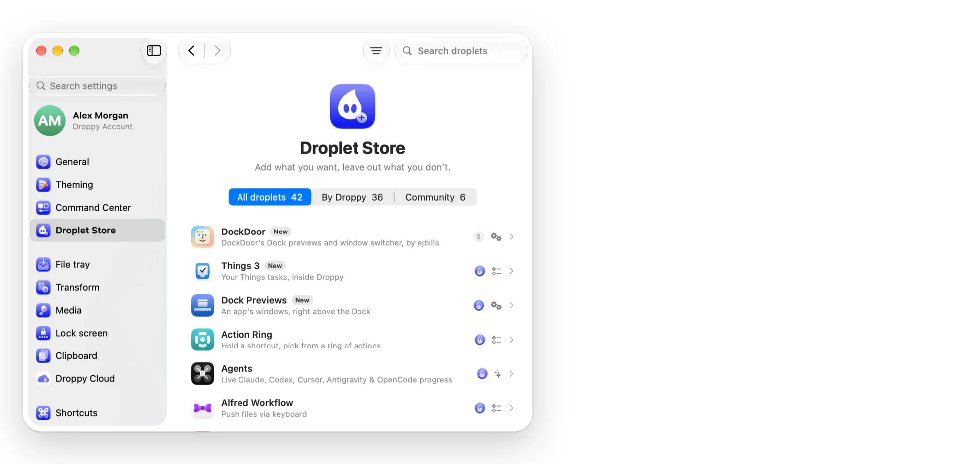Droppy gallery image