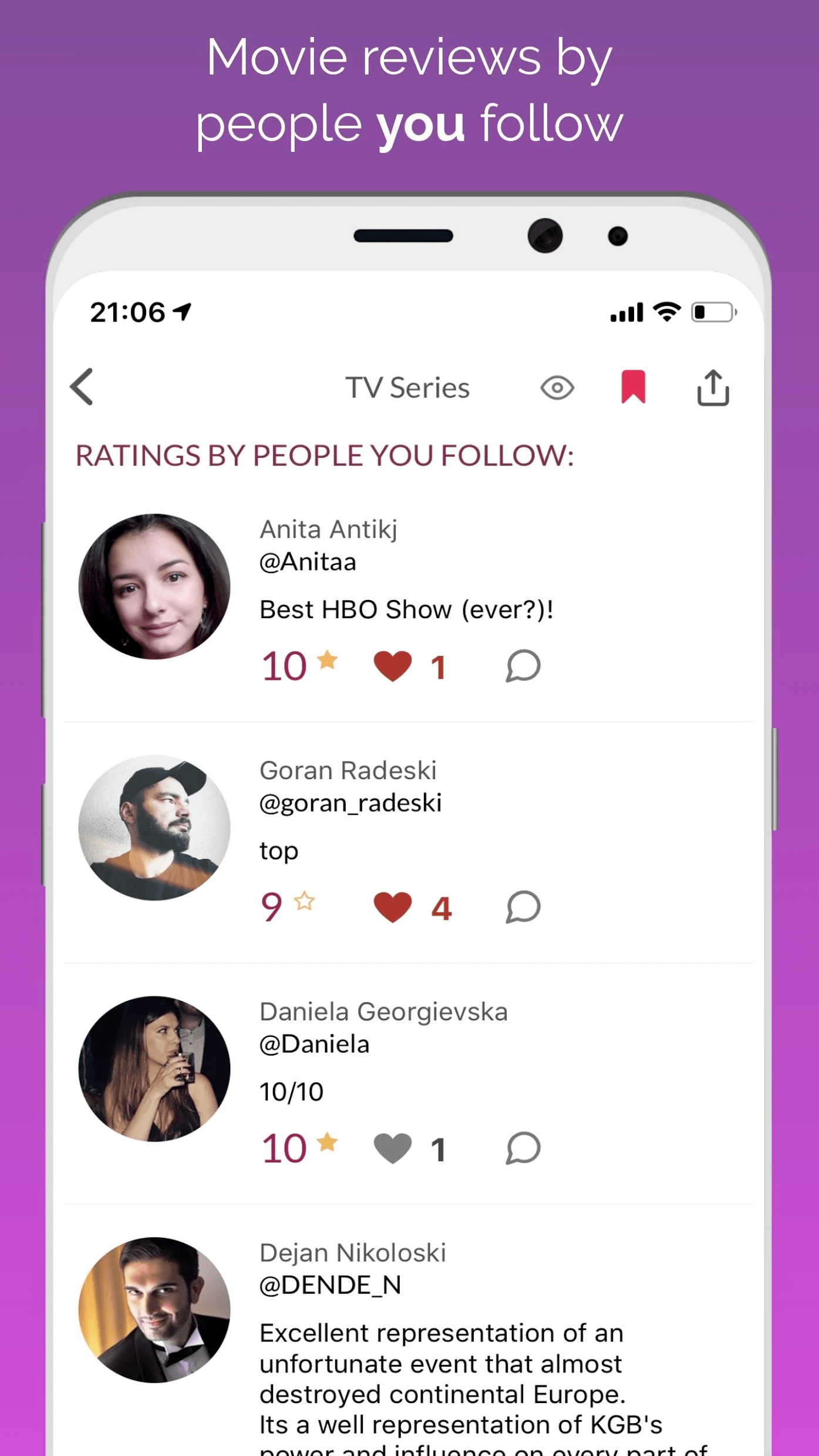 Binge - social movie network gallery image