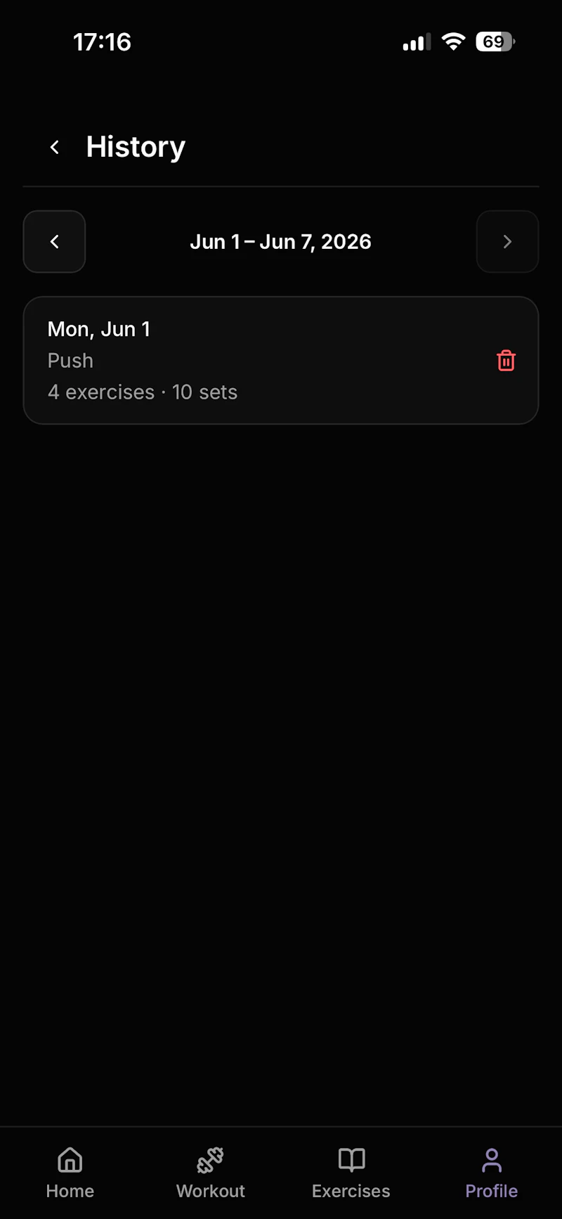 Gymlog22 screenshot 2