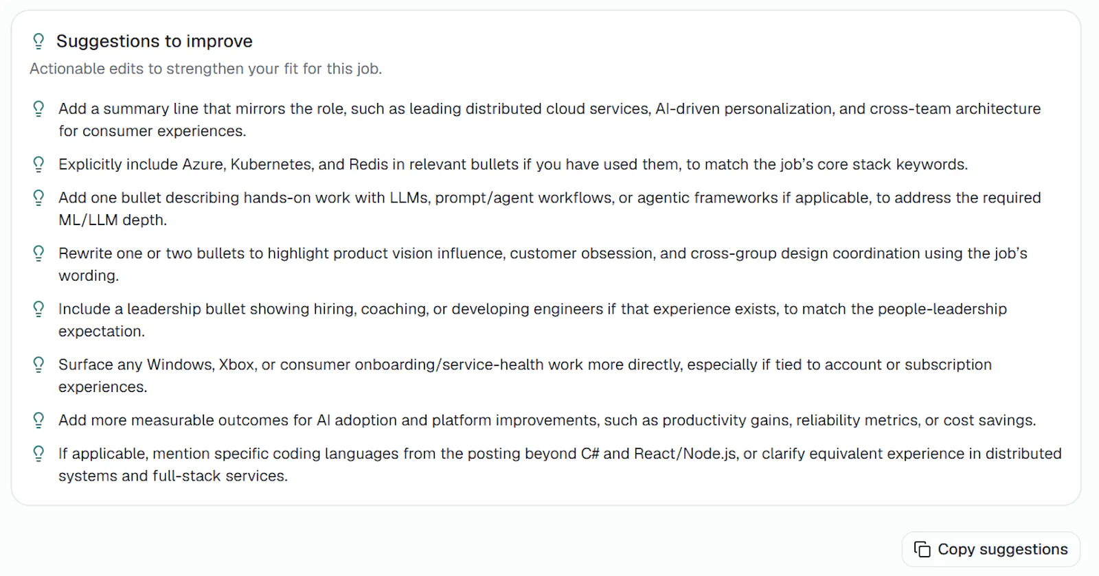 ScoreMyResume · Resume Fit Check screenshot 3