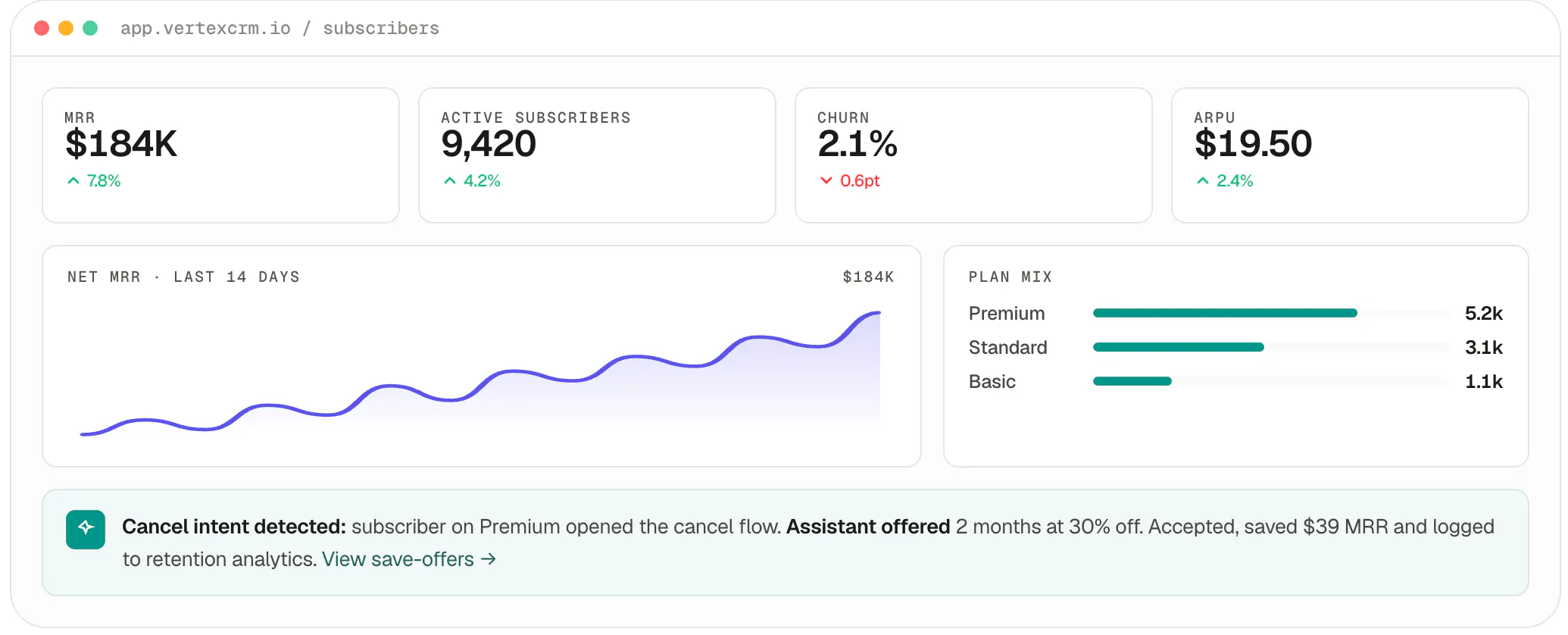 Vertex CRM gallery image
