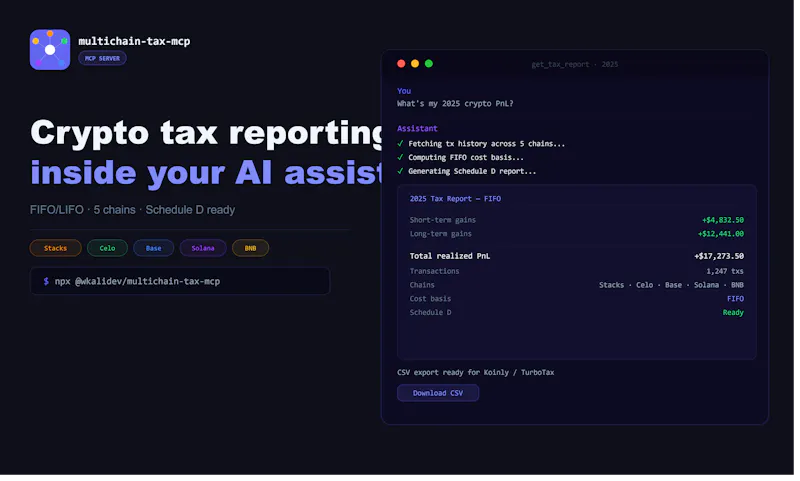 multichain-tax-mcp screenshot 1