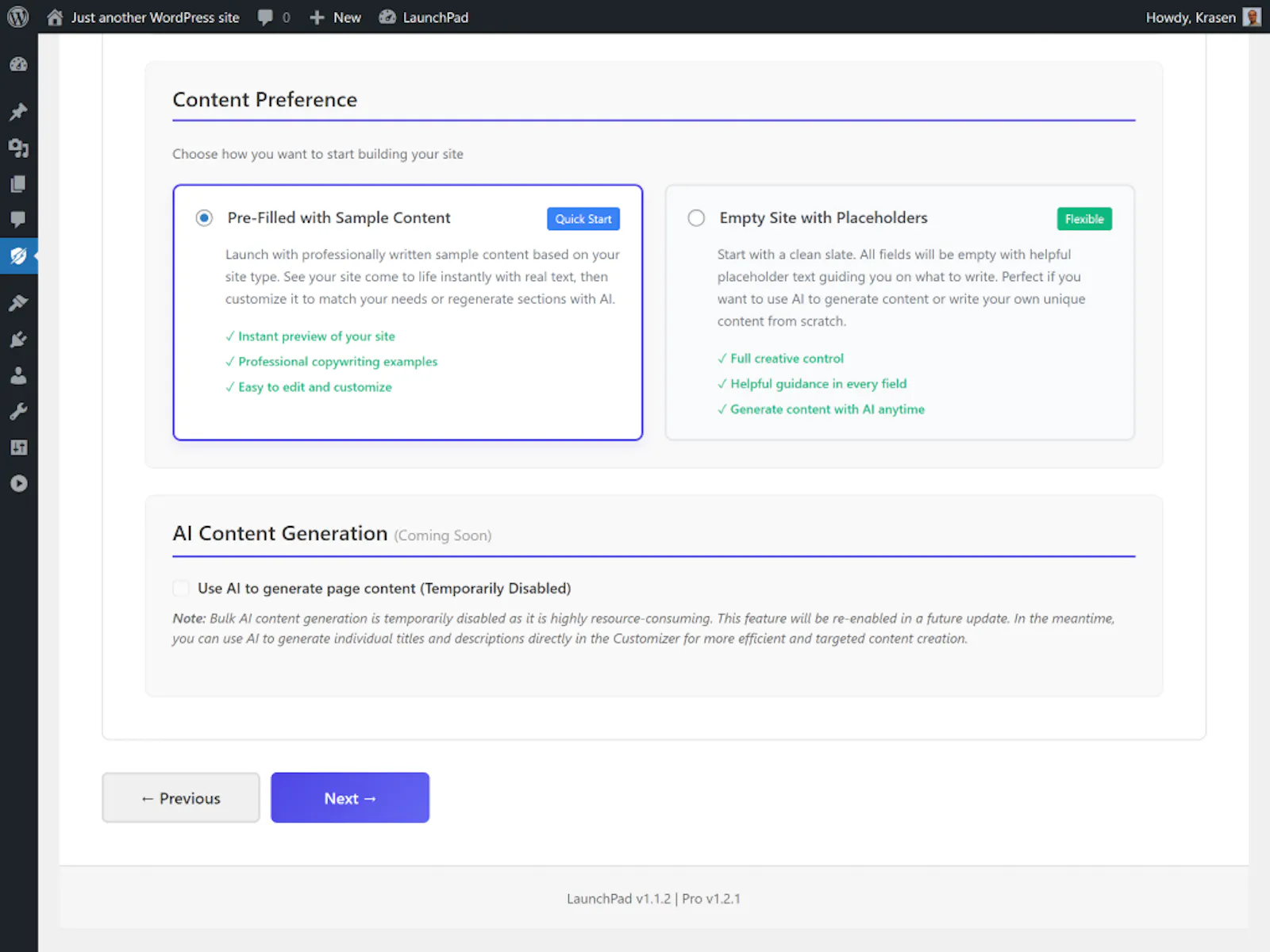 LaunchPad Builder for WordPress screenshot 5