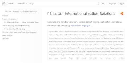 i18n.site : MarkDown Translation Tool gallery image