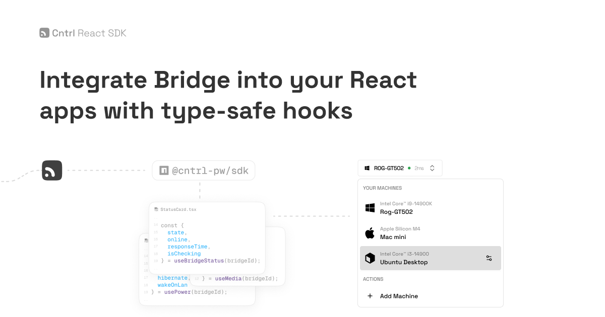 Cntrl Bridge gallery image