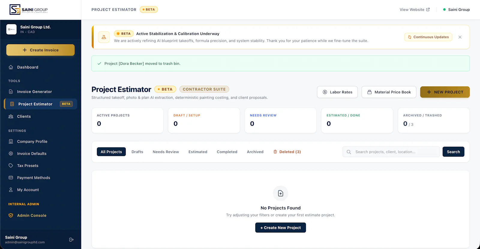 Saini Group Ltd. screenshot 1