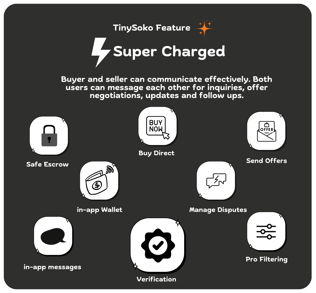 Tinyko - BARTER Web App per l'acquisto e la vendita di account di social media media 3