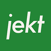jekt — project management for people - Product Hunt launch logo and brand identity