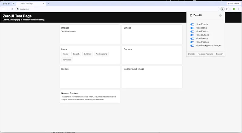 ZeroUi screenshot 2