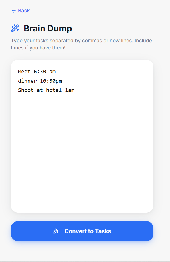 Smart Planner MVP gallery image