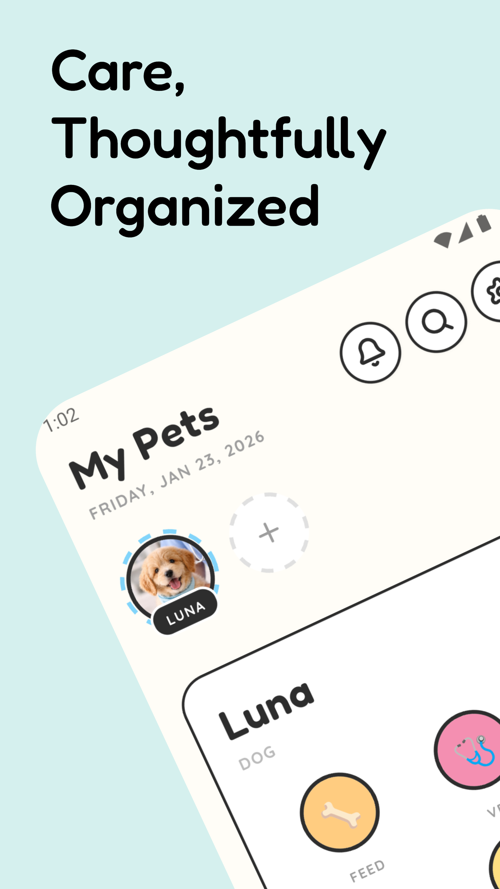 Petlogue - Main product screenshot demonstrating key features and user interface