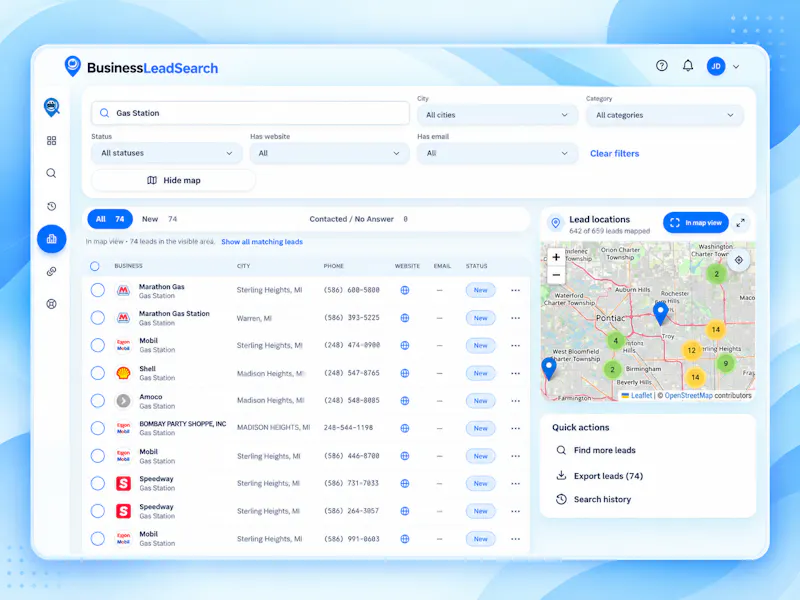 BusinessLeadSearch screenshot 4
